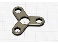 fidget spinner (3 mm hollow one) by Jayden_Xue
