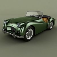 Triumph TR2 3D Model
