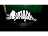 Twists & bends Triceratops by orangeteacher by orangeteacher