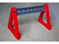 DIN Rail Stand v2 by philklaus