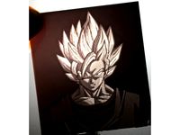 GOKU Lithophane by Wupinstick