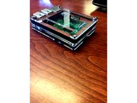 L shape Piece to C4 Labs Zebra Wood Case for Raspberry Pi by JayTea