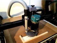 X-Carve elegant dust boot / collector by axelfrom