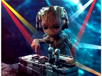 DJ Baby Groot - Dropping Beats Lithophane by GladstonesThingi