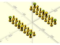 OpenSCAD parametric chess set. by Mr_Alicates