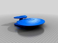 Star Trek Nebula class with sensor pod 1:2000 by outcastrc