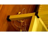 Intermediate stacking feet for 3D printer case with Lack tables (Ikea) by Petit_Homard_Breton
