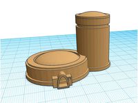 tatooine round hut with tower ver 0.10 (X-Wing TMG) by shotbyscott