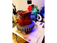 airbrush spray painting turntable using airsoft bb's by lokijester