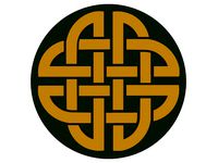 Celtic Knot Drink Coaster by wslab