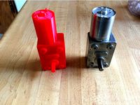 High Torque Turbo Geared Motor Model  by markz
