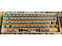 HHKB Style 60% Keyboard Plate for Cherry MX and Alps, Costar and Cherry Stab compatible by childofthehorn