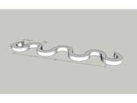 FLSUN Kossel Delta Mini - Arm Vibration Damper by RunningX