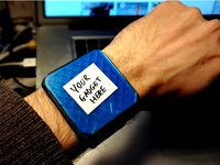 Velcro strap wrist bracket for wearing mirrors and other gadgets by DrLex