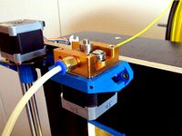 Clamping bracket for sideway mounting of stepper motors by enif