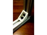 80/20 1 inch Brace Corner by Tunxis3DPrinting