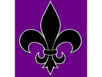 Fleur De Lis Fridge Magnet by wslab