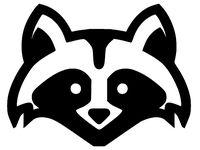Skunk Head Fridge Magnet by wslab