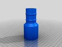 1.25 inch male to female shop vac connector by Tinkerloon