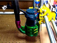 MPCNC Bosch Quick Release & Vacuum Mount by GeoDave