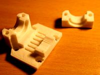 RepRapPro Huxley E3D hotend bracket by peterstrapp