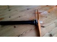 Motor mount for 30mm carbon fiber tube for airplane by Flying_Ginger