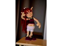 Posable skeleton for Crochet Characters by OlerydElf