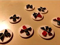 Catan Seafarers Cloth Tokens by stephenhouser
