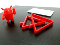 Tablet Stand (landscape or portrait orientation) by rcties