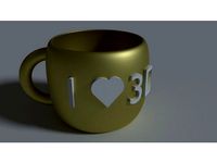 "I <3 3D Printing" mug by gecko4529076