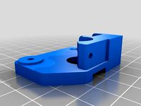 Wanhao i3 extruder plate for flex plastics by gurux13