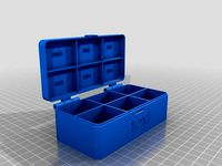 Customizable hinged box V2 by sgonzalezlopez