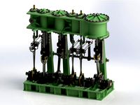 Triple Expansion Marine Steam engine update 6 by poetryinmotion