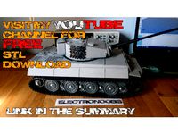 Tiger 1 3D printed tank by ELECTRONOOBS