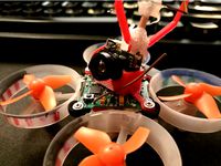 Eachine E010S / Tiny Whoop / EF-02 Camera Mount (10 Degrees) by Knifa