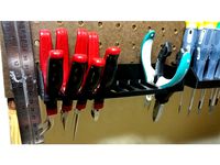 FrankenForge: 10 Pliers Holder for Pegboard by FrankenForge