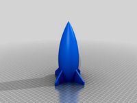 Simple High/Low Resolution Rocket by iDevelo3D