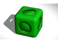 Extremely High Poly Cube Sphere by Tyrdle