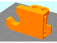 Hesine M505 Anet A8 (Prusa i3) X-Mount incl. 8mm bearing (LM8UU) and belt tensioner (version without Z-endstop) by Spirit00