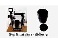 Glass In A Barrel by 3DIYOriginal