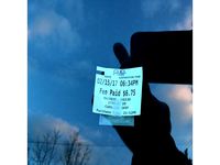 Dashboard parking stub holder 2.0 by Loftonharris