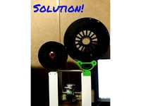 Printrbot Play Spool Holder For Spools of More Sizes by Beard_cula