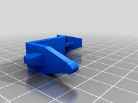 Replacement Light fixture clip for 90's Rectangular Dutch Lamp by HenryAlfredo