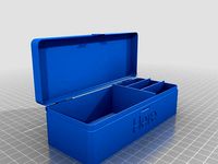 Customizable hinged box Nx1 by sgonzalezlopez
