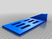 1U Half-rack Shelf (1 Post) by rqdsvw