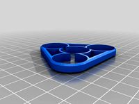 Fidget Spinner for 22 mm bearings by hiperigo