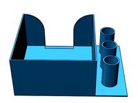 Stift und Block Halter by HarryKim2