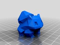 Low-Poly Bulbasaur by biqut2