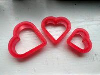 Nesting Heart Cookie Cutters (set of three sizes) by A4B