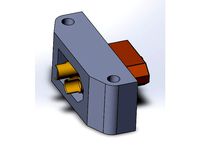 XT60 Female Mount  V1 by AllBlackRobotics